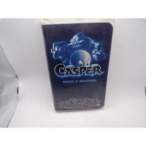 Casper VHS 1995 Live Action Movie White Clamshell Universal Pictures PG Retro